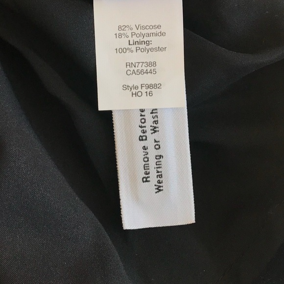 MADEWELL Holiday Pleated Pewter Charcoal Gray Shimmer Mini-Skirt #F9882 size 4 - Picture 7 of 9